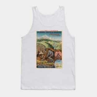 Merveille des Pyrénées France Vintage Poster 1903 Tank Top